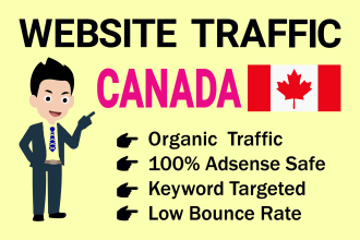 bring keyword target canada website traffic
