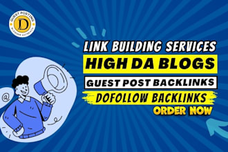 do link building with guest post backlinks on high da blogs