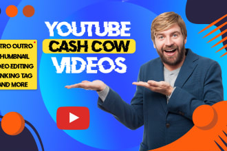create youtube channel with logo, art, intro, outro