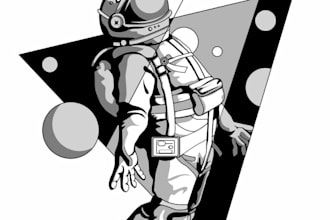 amazing vector drawing for clothing