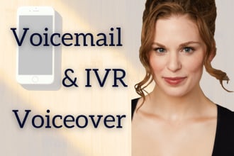 record a friendly IVR, voicemail, or phone message