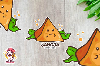 design cute kawaii professional logo