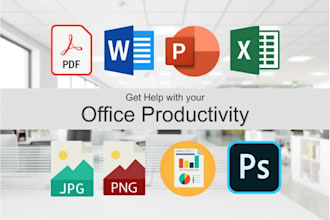 do any kind of office productivity work