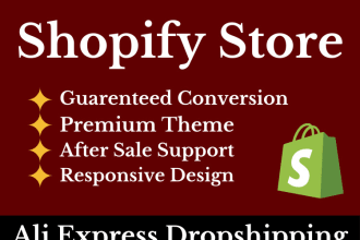 design shopify store, shopify website  design, shopify store expert