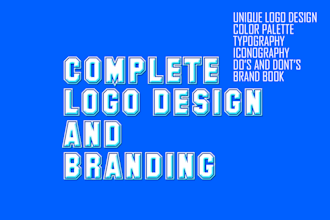 design business logo design with complete branding identity