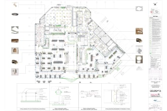 do electrical shop drawings with details and as built drawings