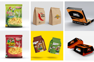 design unique packaging labels design in 24 hour