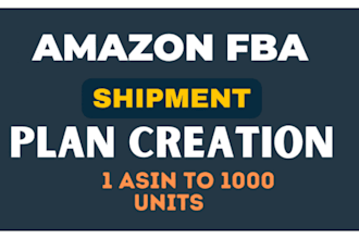 create and manage your amazon fba shipment and shipping plan
