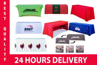 design high quality tablecloth cover, runner or table throw in 24 hours