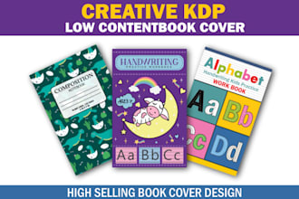 design KDP low content book cover