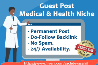 provide guest post on health niche dofollow link