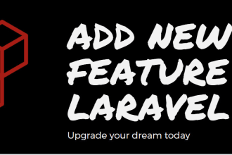 add a new feature or module in laravel application