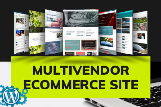 build multi vendor ecommerce website in wordpress