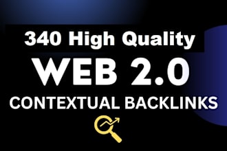 create high quqlity backlinks web 2 0 contextual  link building service