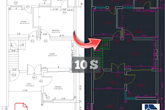 convert pdf, sketch drawing or image into cad file
