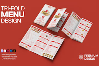 do trifold menu restaurant menu takeaway trifold brochure menu board recipe book