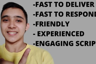 research and write a filipino script for any videos for you