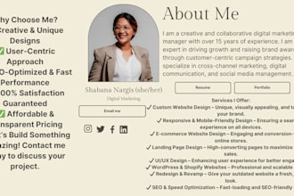 develop wordpress website design and responsive web design