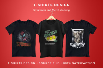 create a professional streetwear clothing design