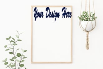 do creative wall art mockups