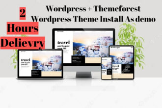 themeforest wordpress theme installation and setup demo in 1 hour