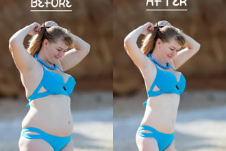 do skin,face retouching and colour enhancements