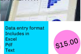 input your data correctly and neatly