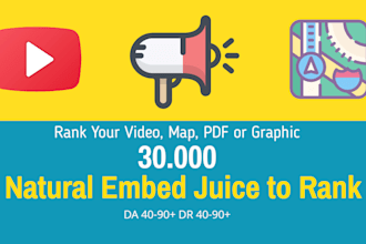 rank your youtube, map PDF or graphic natural embed backlinks juice to rank