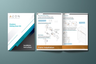 design ebook, pdf, booklet, instruction manual, user guide