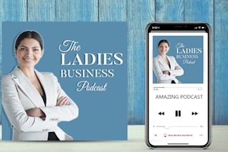 design podcast cover and podcast logo