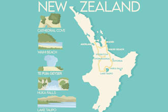 design a vector map illustration
