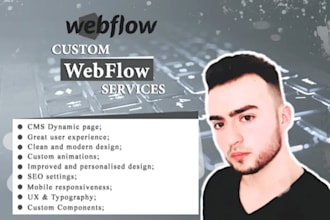 design and develop your webflow website
