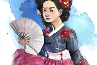 create illustration for book and novel
