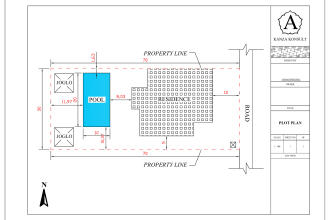 draw site plan or plot plan for city permit for 24 hours