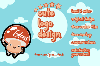 design awesome cute mascot logo free commercial use