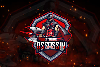 design professional mascot or esports or twitch logo