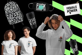 design apparel or clothing mockups for your brand