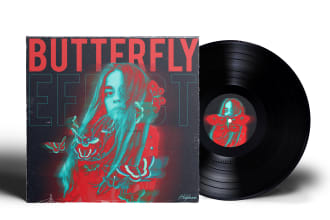 design an epic album or single cover art