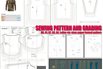 make any garments sewing pattern and grading
