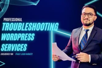 troubleshoot your wordpress website
