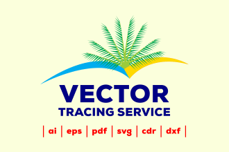 vector trace, vector tracing, recreate logo, image to vector