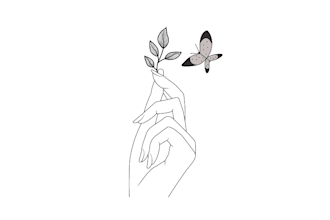 simple vector line art and illustration