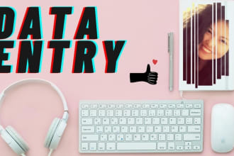 do data entry, copy paste, and typing work in spa or eng