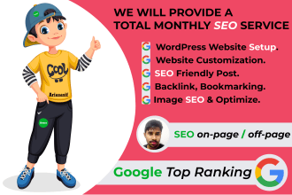 rank your website google monthly SEO service technically fix