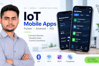 build flutter and native mobile apps for iot devices and thingsboard app