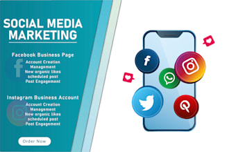 create manage your new fb or instagram page grow your followers organically