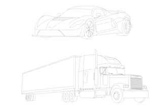 do vector line art drawing
