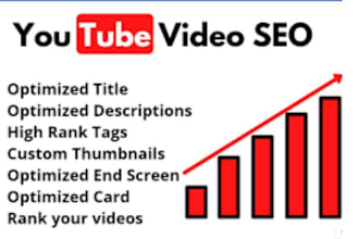 create and optimize youtube channel  with full SEO
