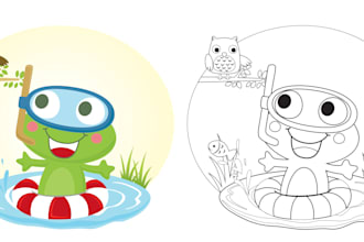 customized unique coloring books for children and adults