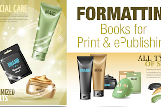 design book covers and interior layouts
